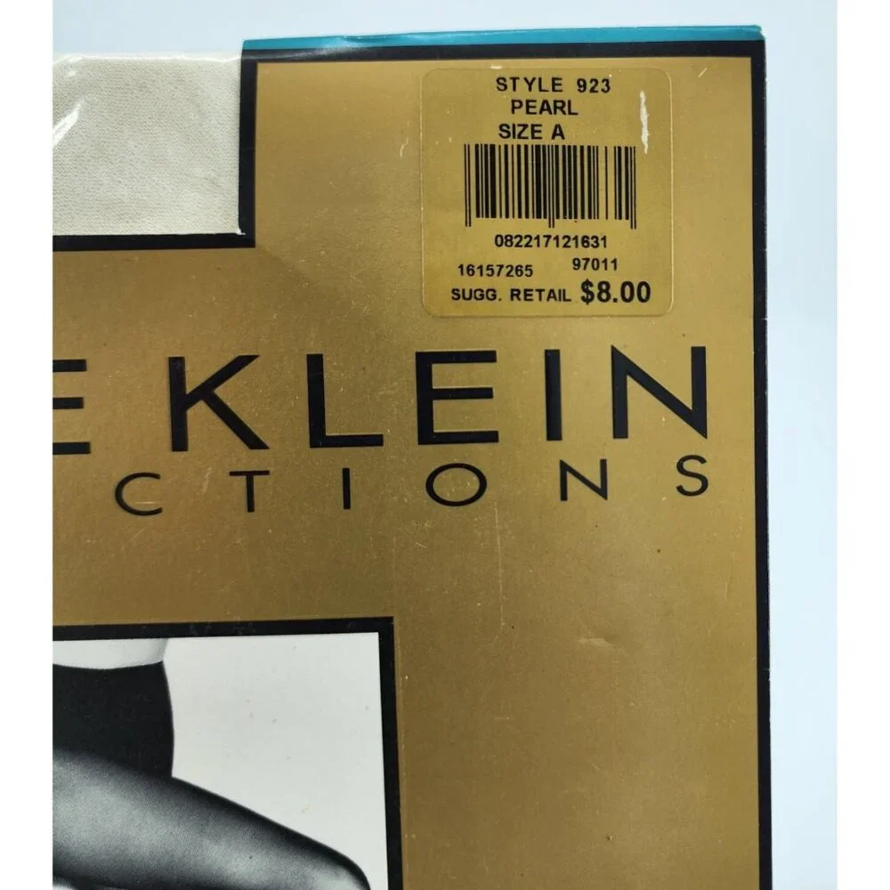 ANNE KLEIN Signature Silky Sheer Control Top Sandalfoot Pantyhose 923 Pearl Sz A